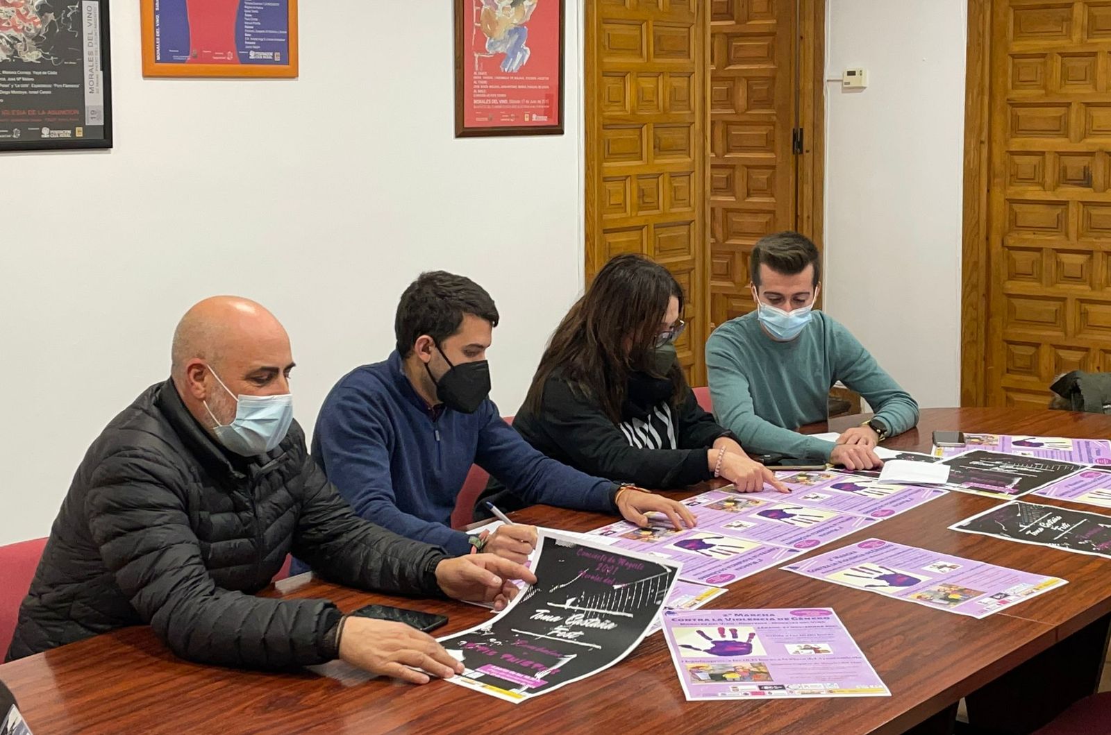 Presentación de la II Marcha Contra La Violencia de Género de Morales del Vino