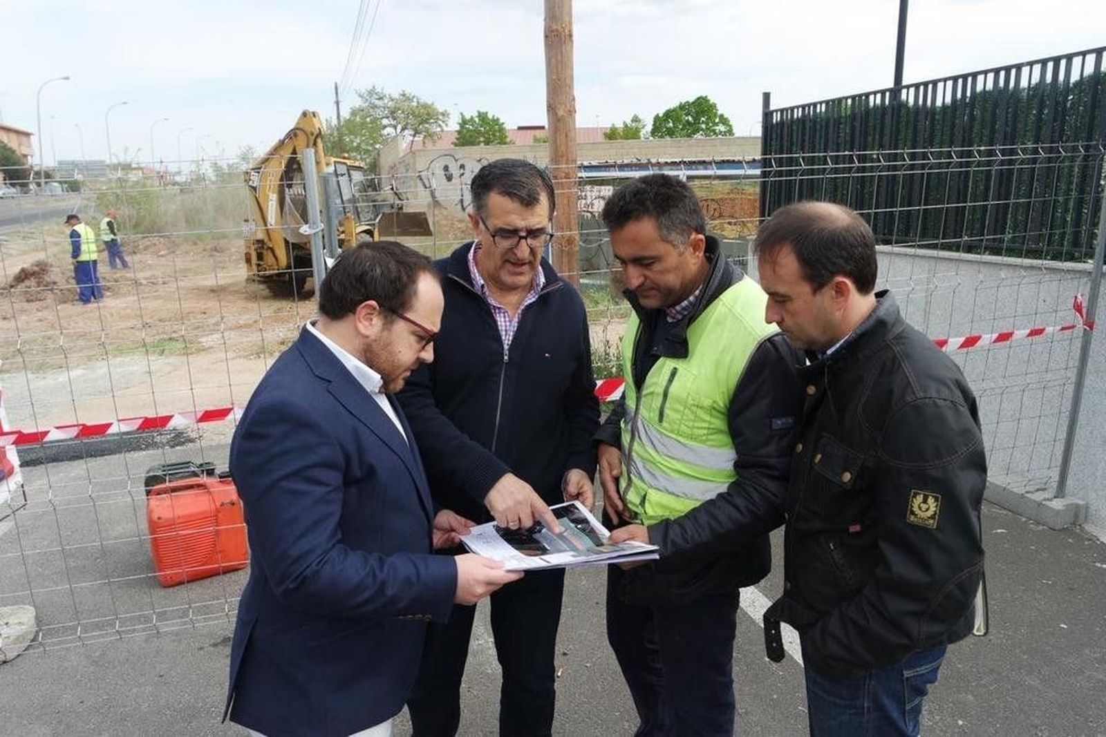 Inicio de las obras de los aparcamientos en la avenida Agustinos Recoletos