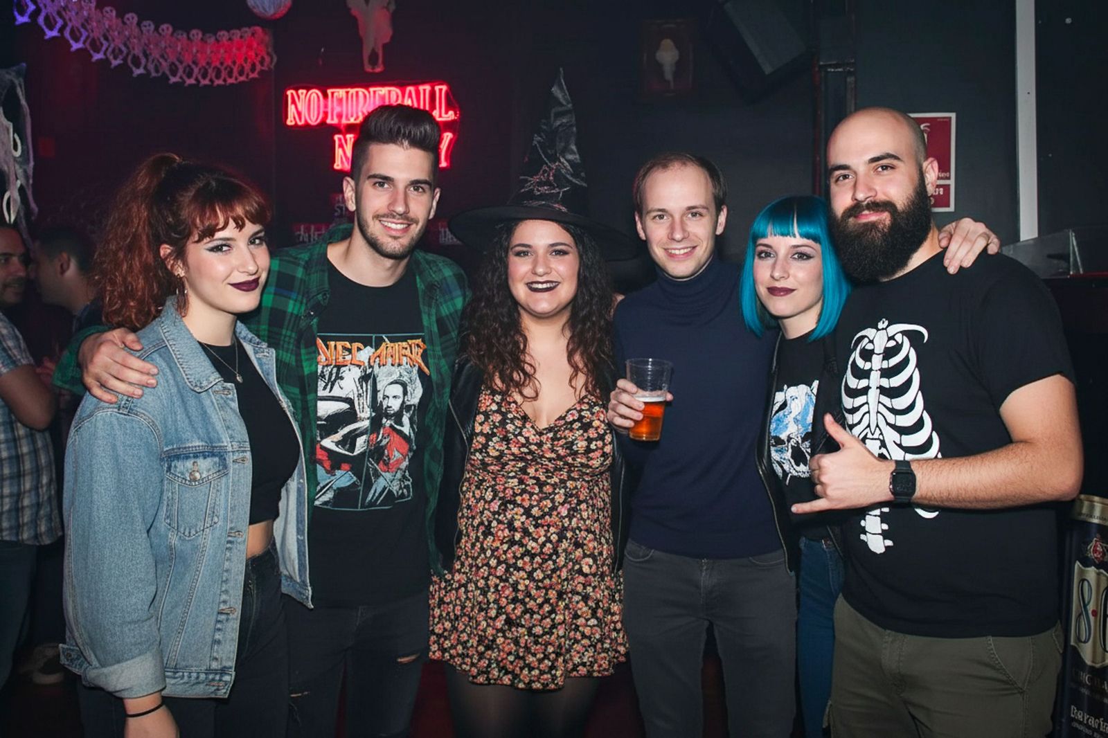 Salamanca de noche, viernes 31 de octubre