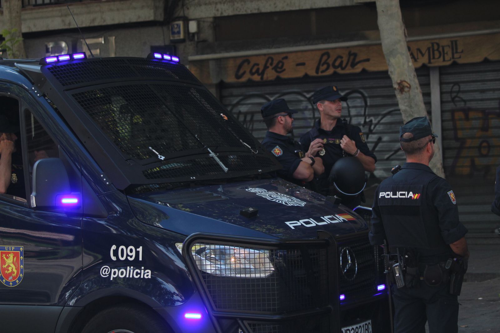 Protestas por Palestina al paso de la Vuelta Ciclista a España por Salamanca