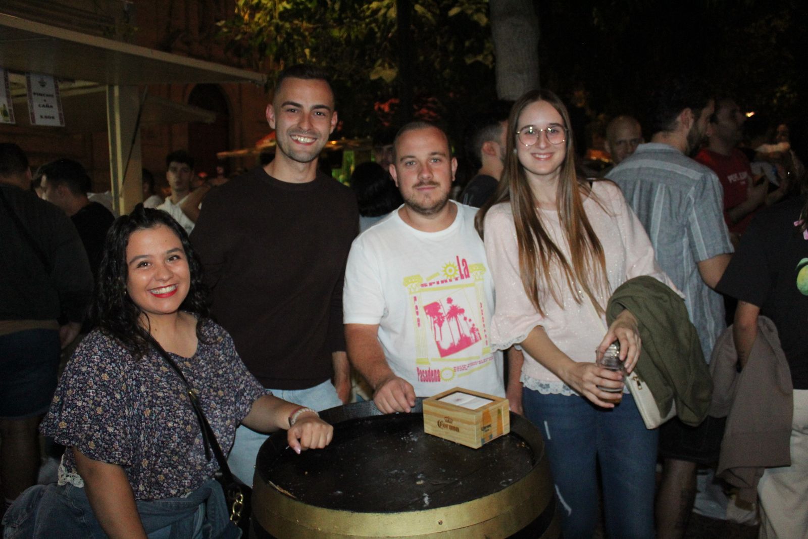 Ambiente en la Feria de Día en la tarde de este jueves