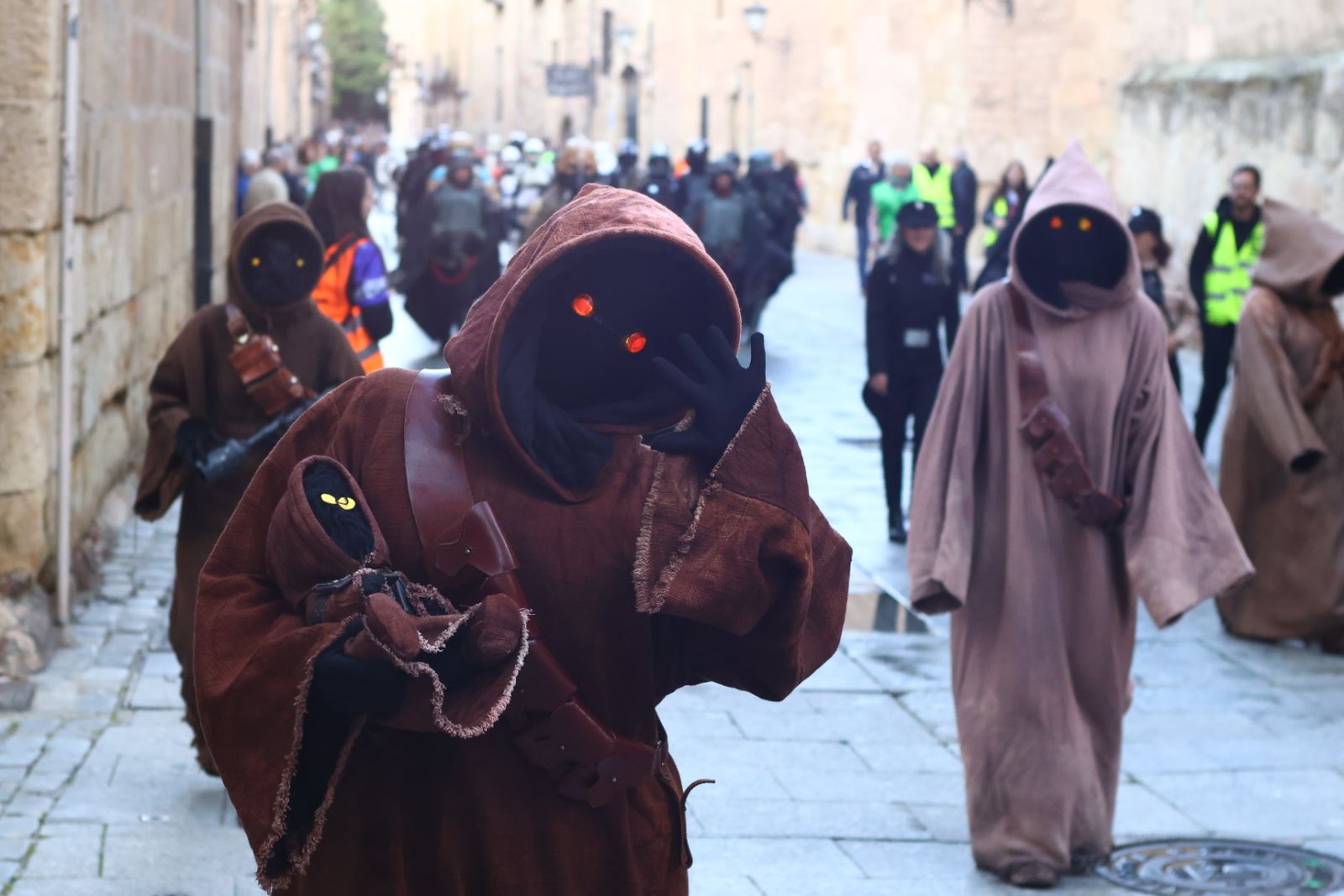 Desfile de Star Wars por el centro de Salamanca