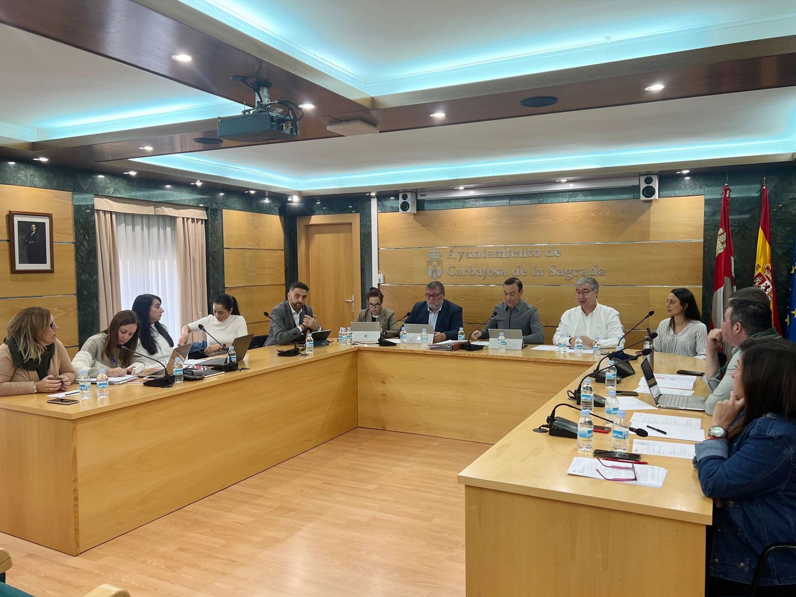 Pleno extraordiario del Ayuntamiento de Carbajosa