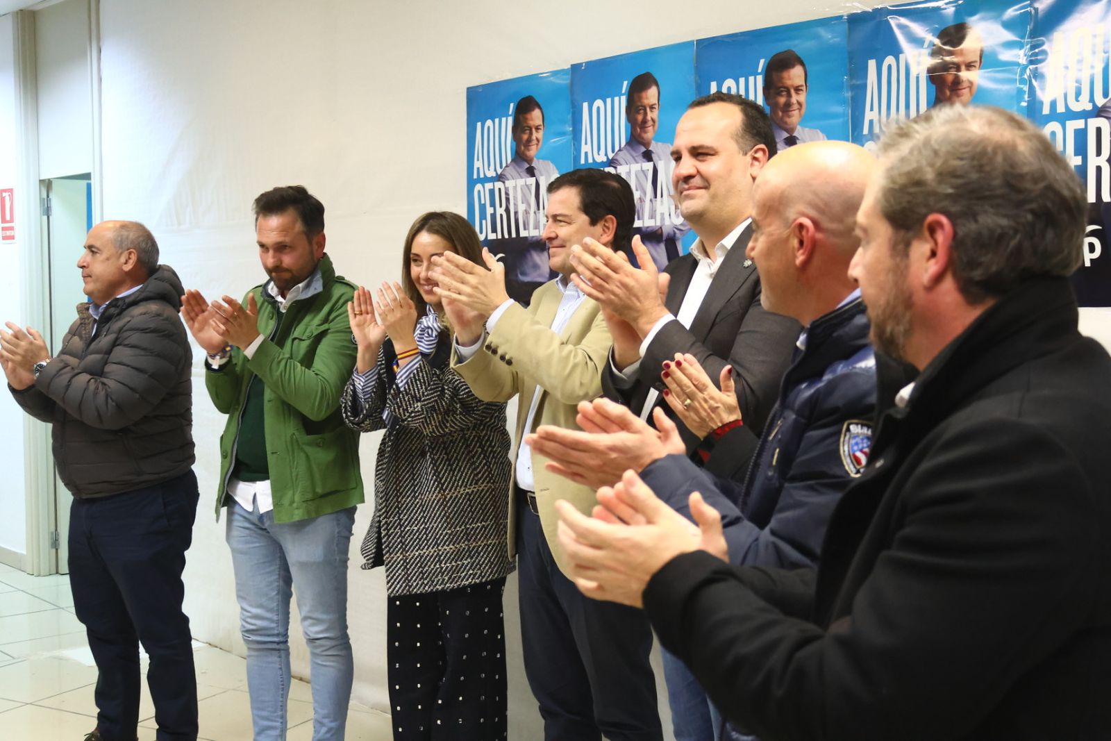 Alfonso Fernández Mañueco visita Santa Marta