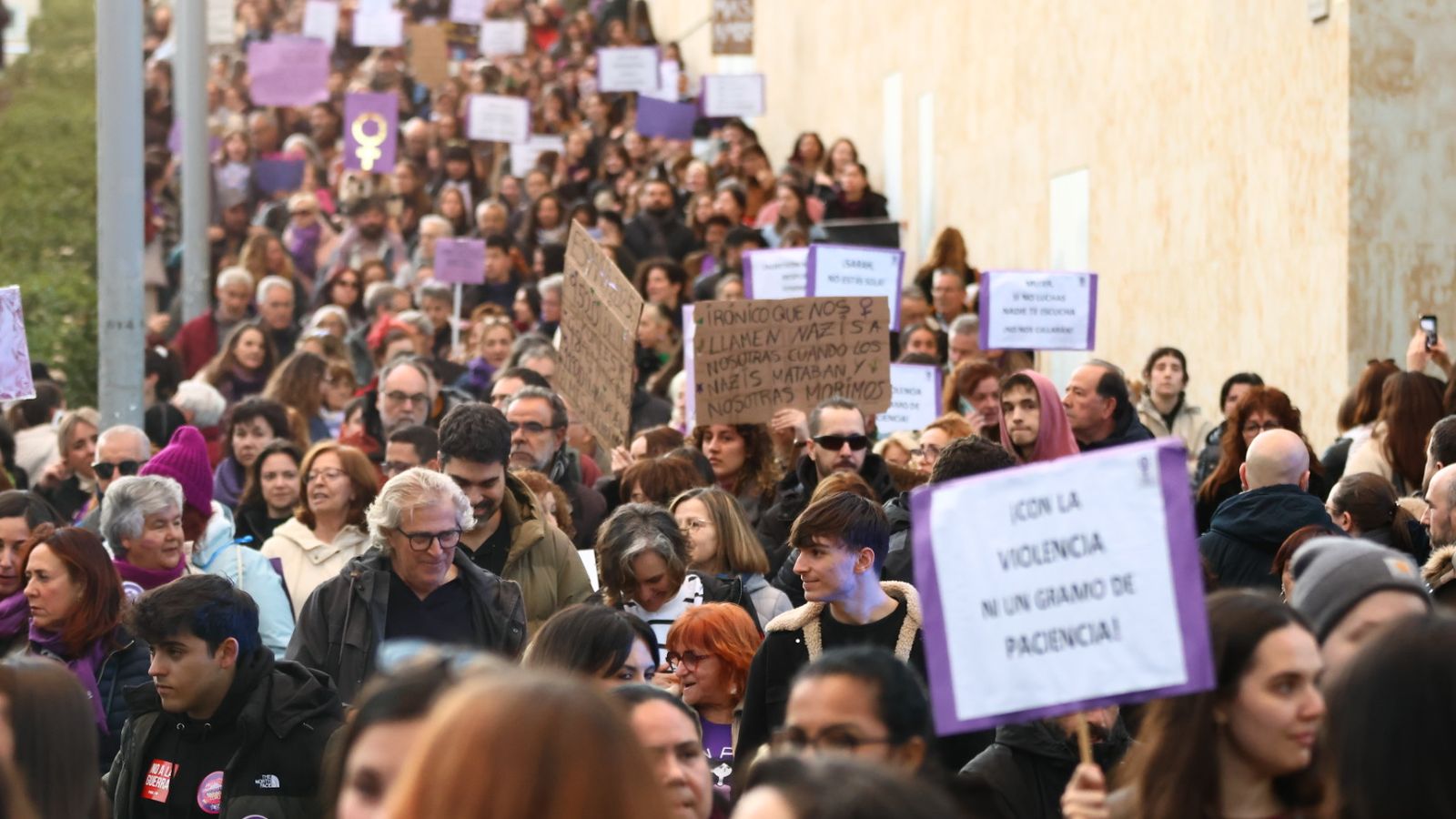Manifestación por el 8M en Salamanca