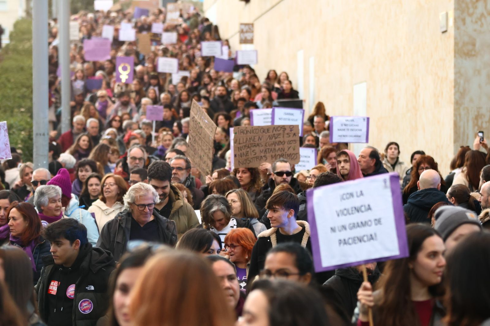 Manifestación por el 8M en Salamanca