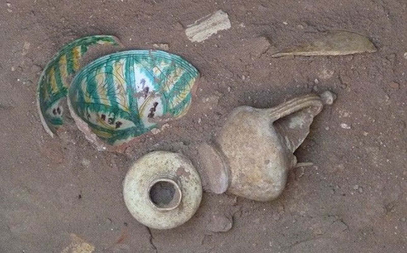 Hallazgos ceramicos en el horno 2