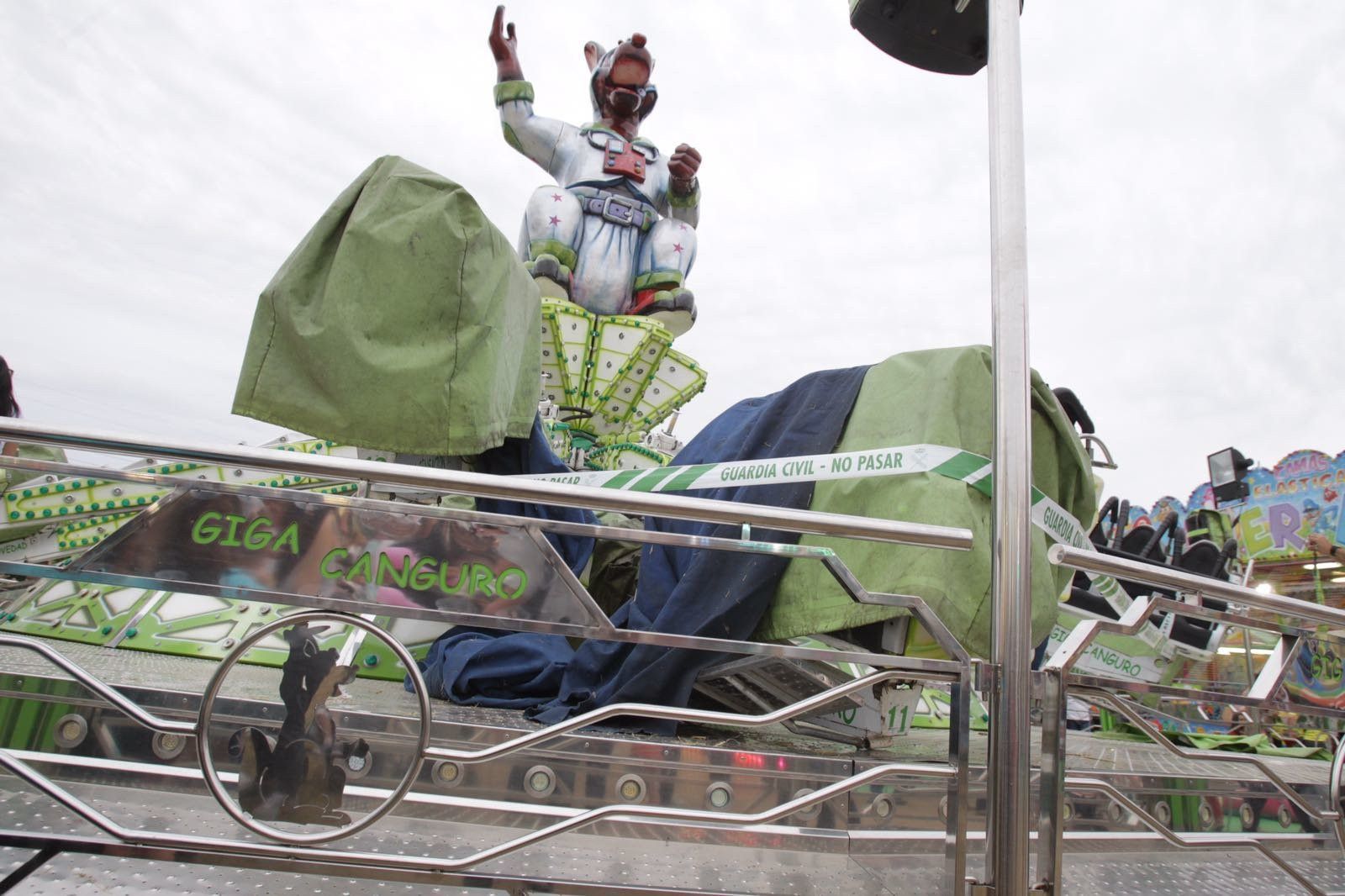 Accidente en una atracción de feria de Villamayor de Armuña