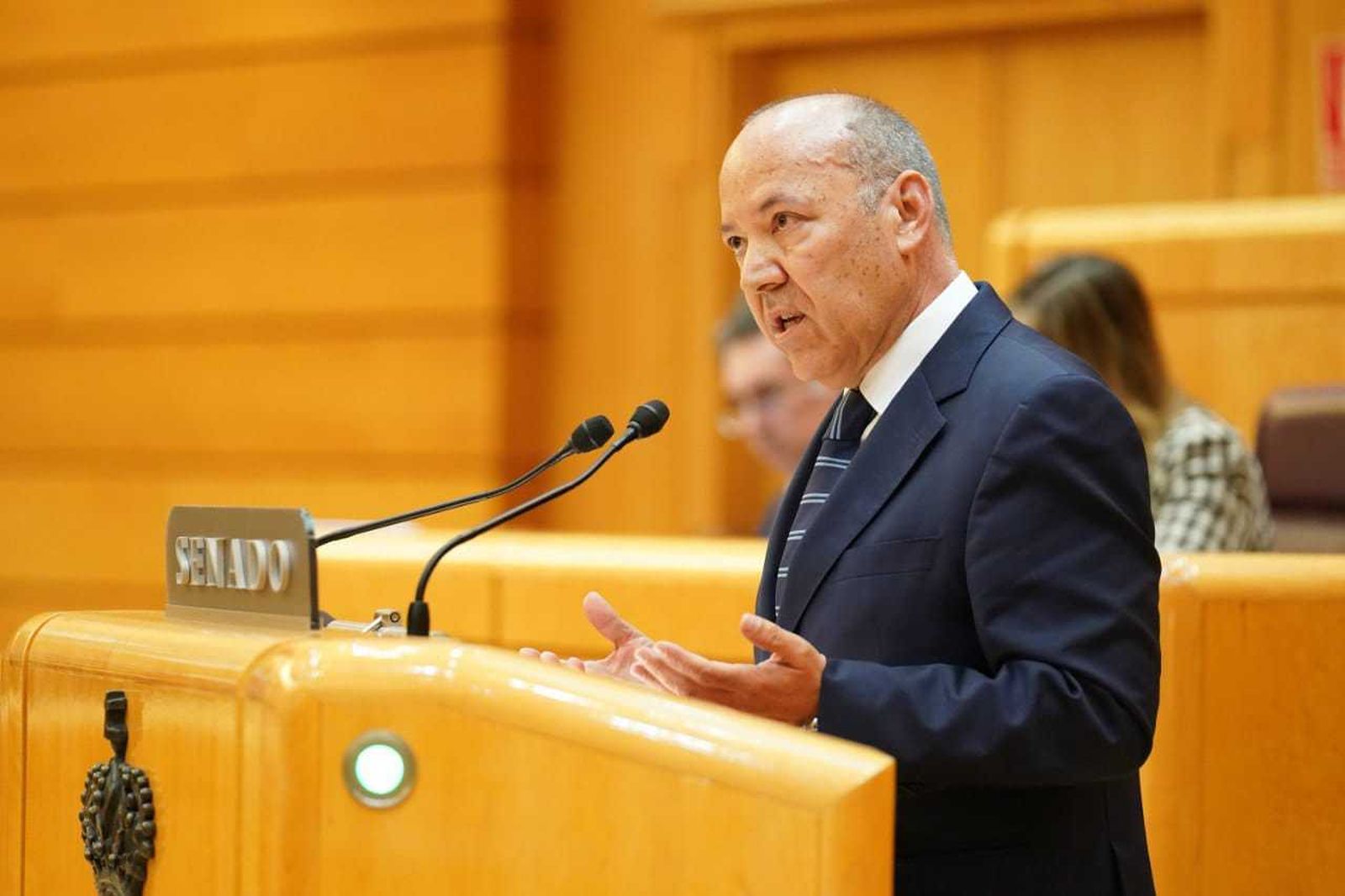 José María Barrios durante su intervención
