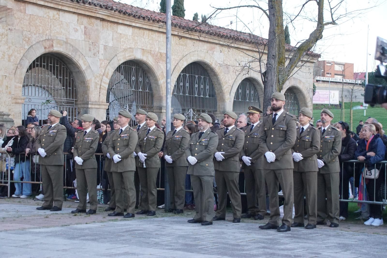 María Nuestra Madre y el Cristo del Amor y de la Paz en la procesión de la Semana Santa 2026 en Salamanca