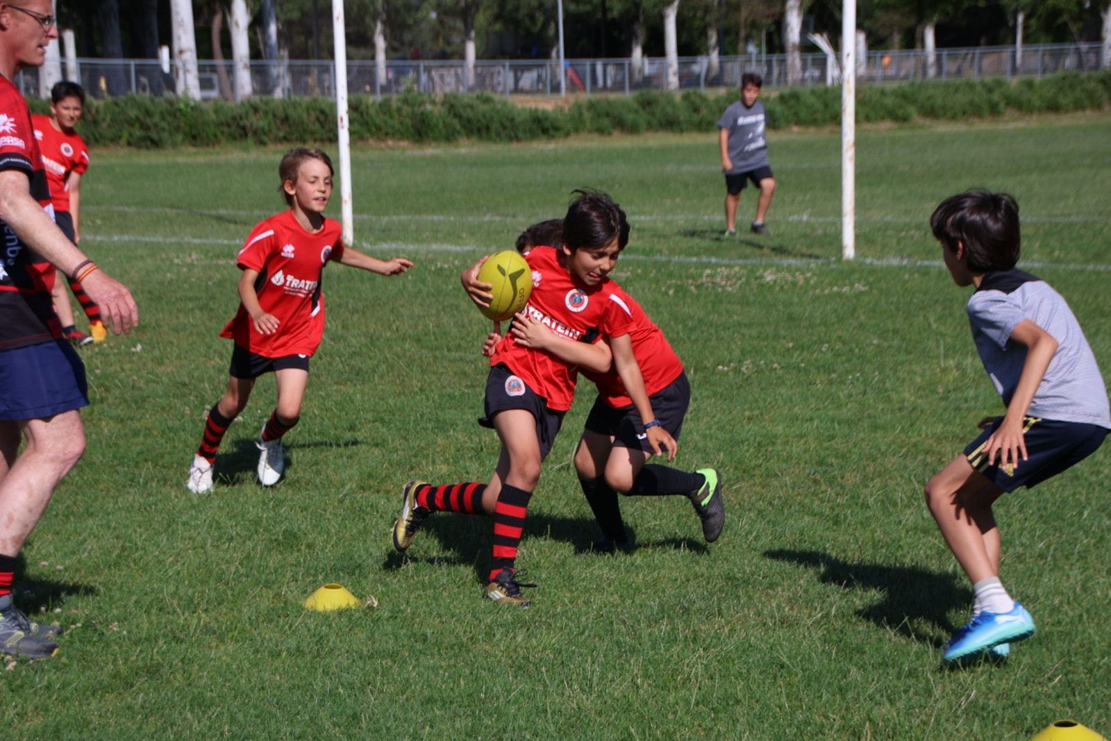 Entrenamiento de puertas abiertas del Salamanca Rugby Club
