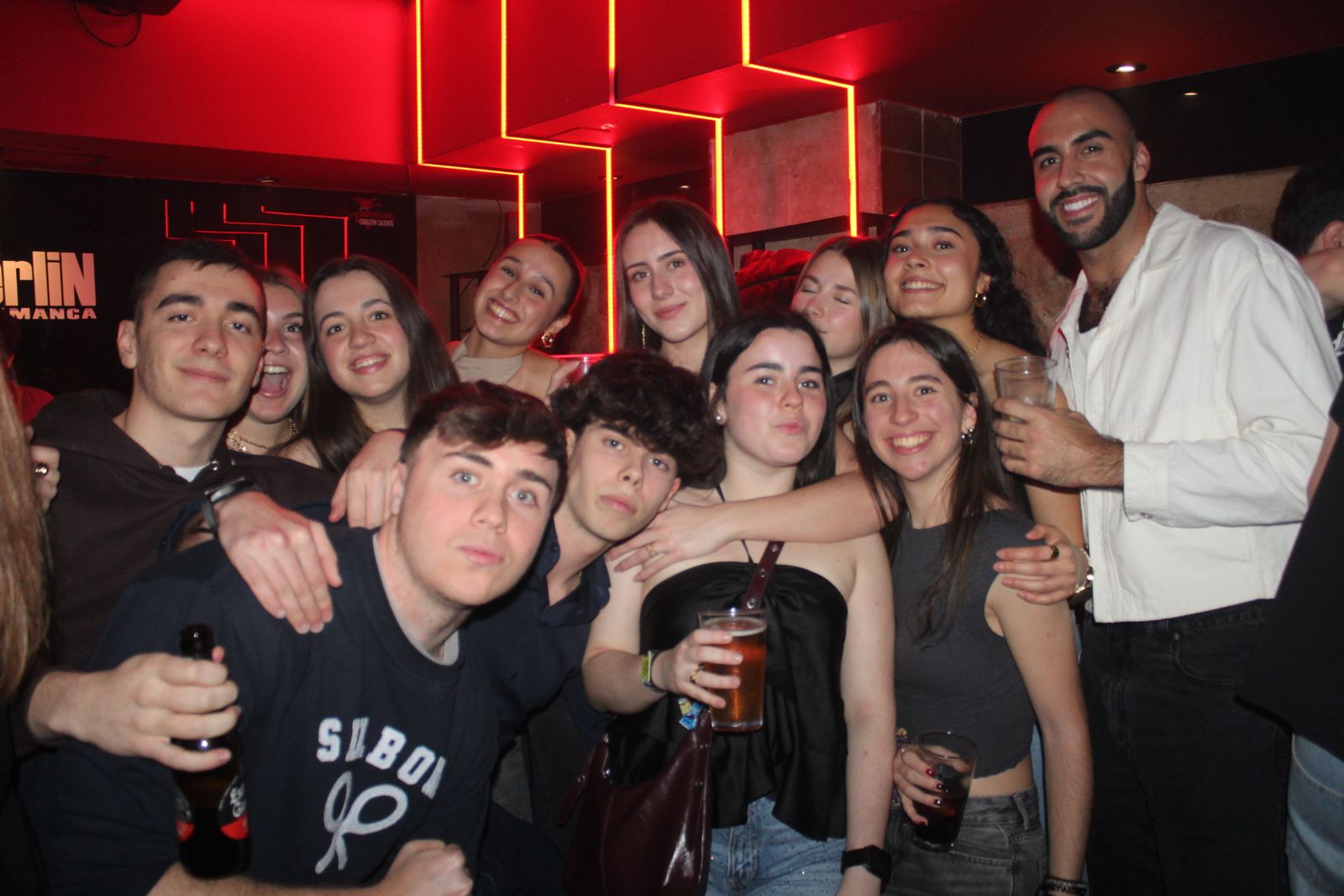 Salamanca de noche, jueves 5 de marzo