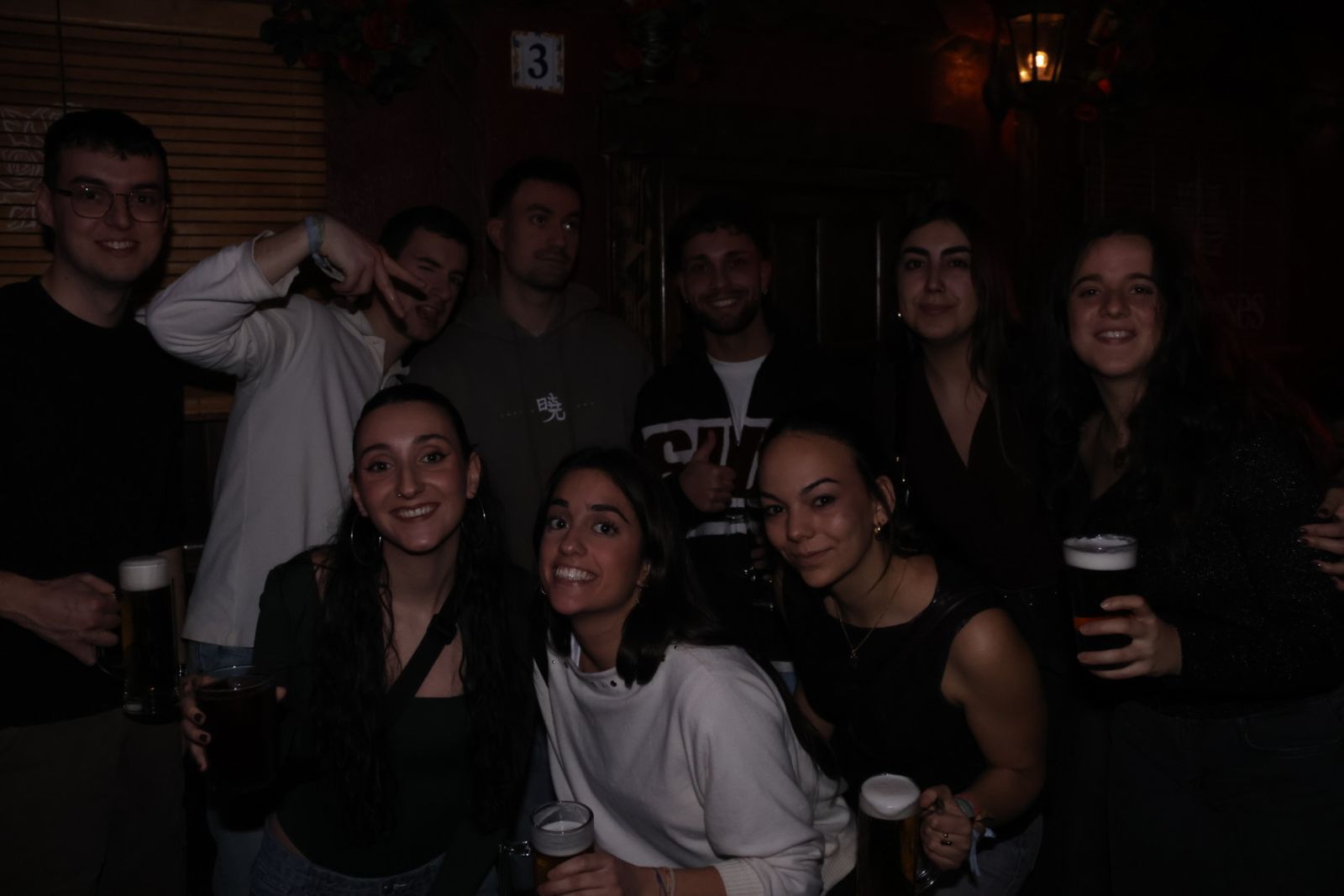 Salamanca de noche, sábado 17 de enero