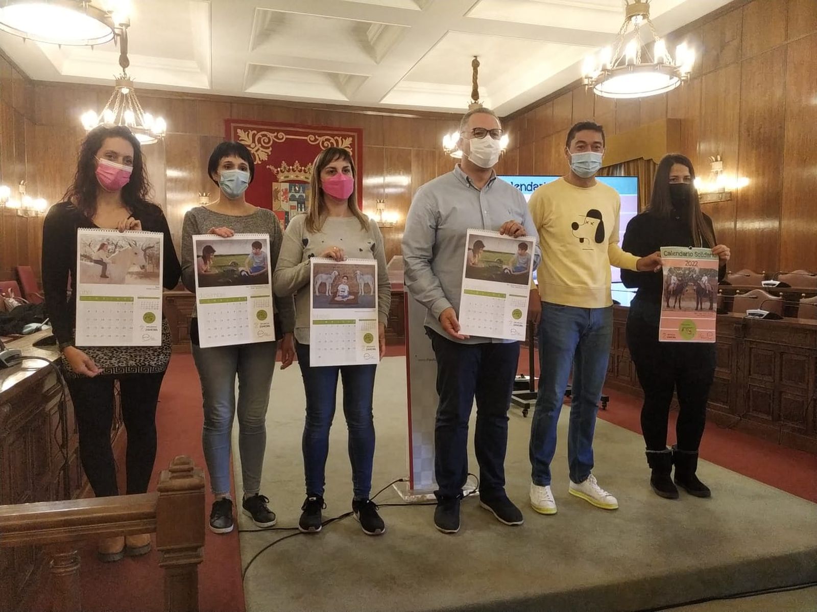 Presentación del calendario de Corriendo con el Corazón por Hugo