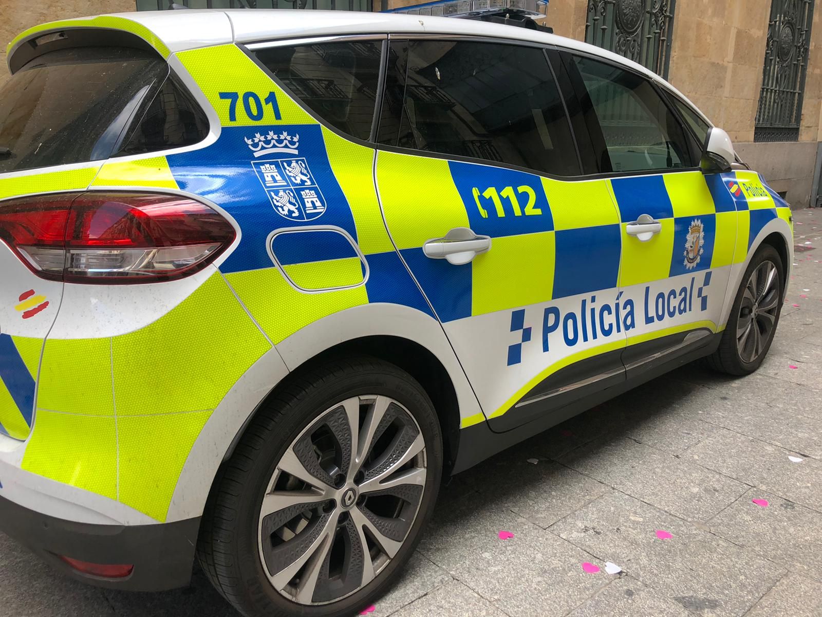 Coche patrulla de la Policía Local de Salamanca