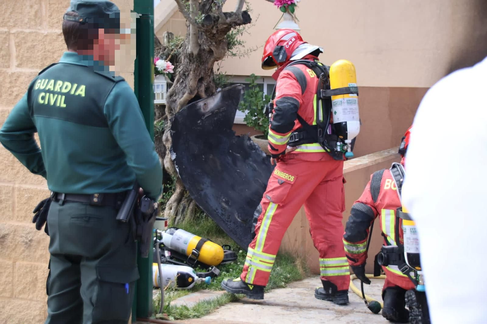 Incendio en el garaje de una vivienda de Aldeatejada