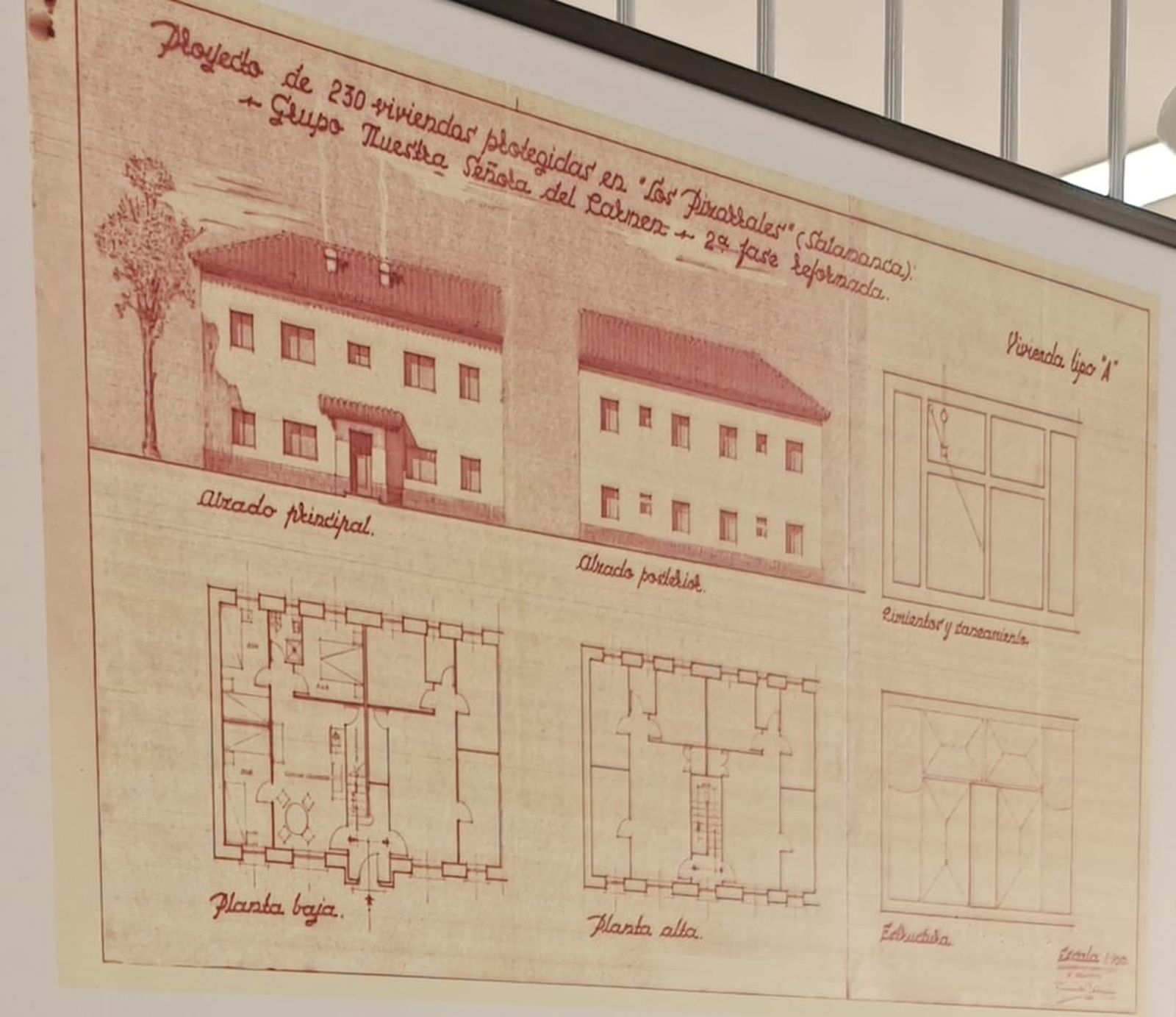 Proyecto del barrio de Pizarrales. Archivo Histórico de Salamanca. 