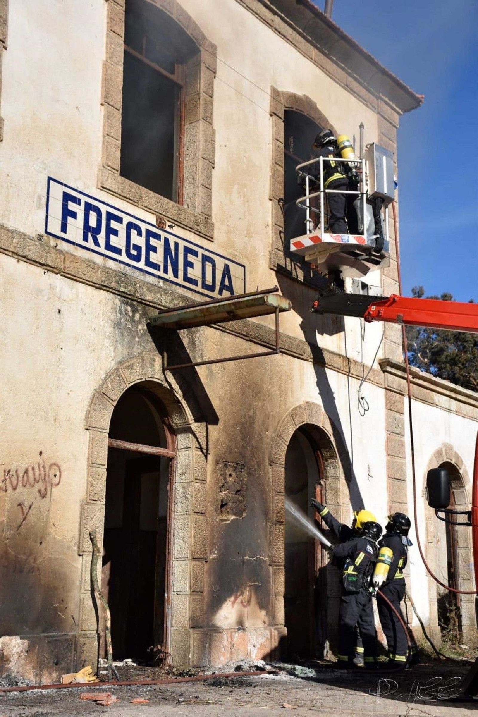 Incendio en Fregeneda 2