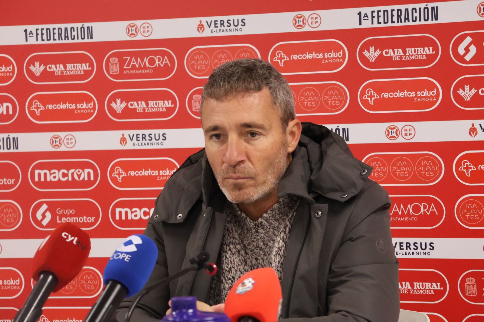 Óscar Cano, en rueda de prensa.