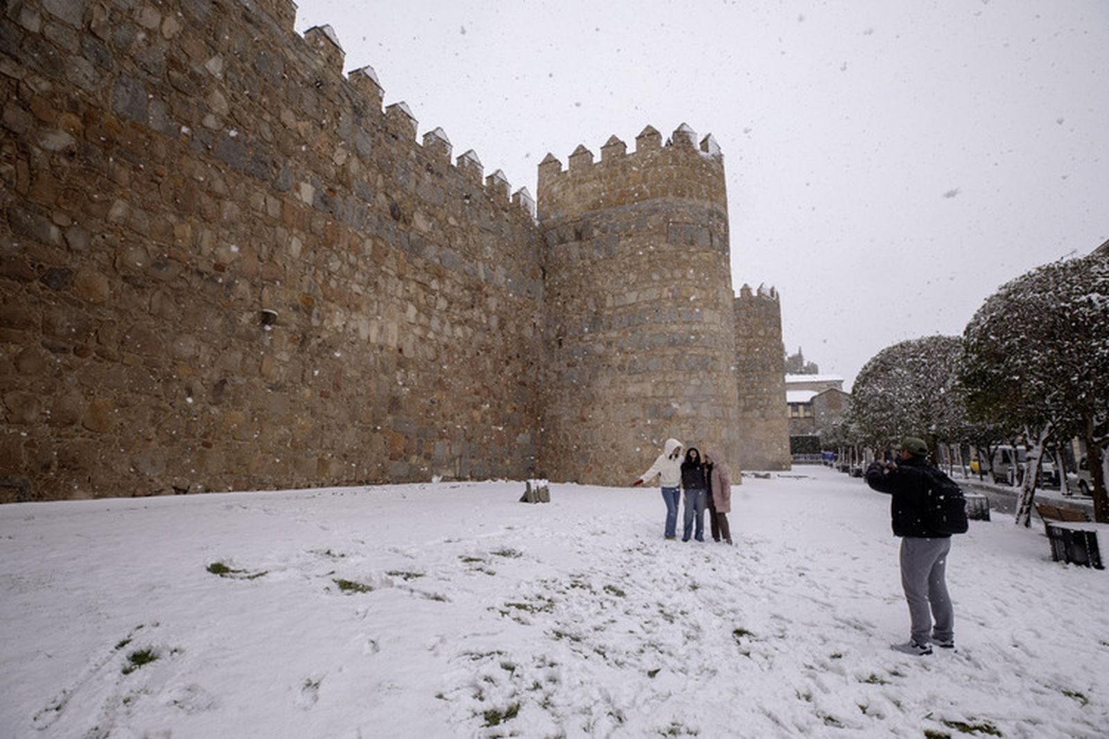 Nieve en Ávila