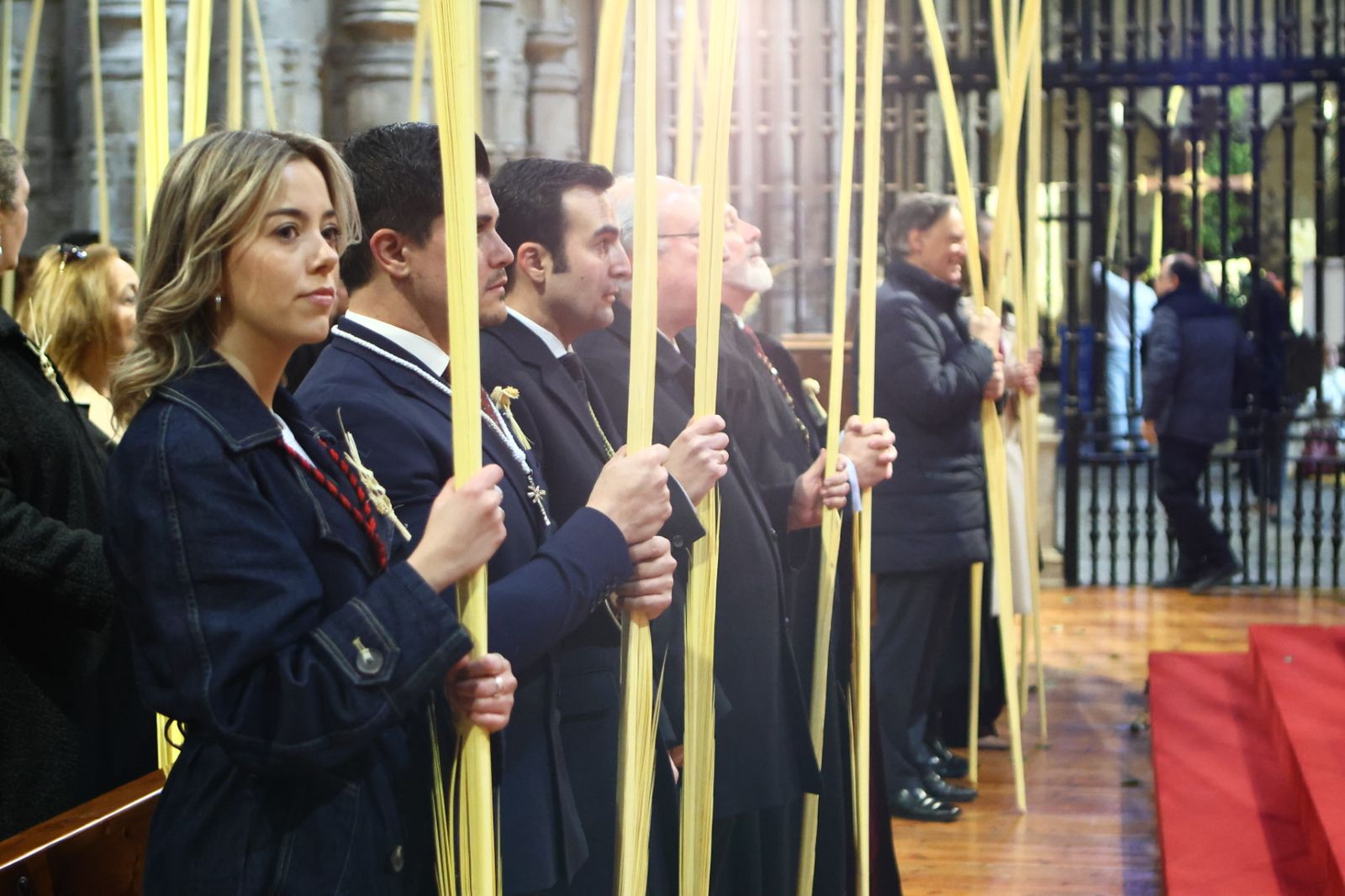 Bendición de palmas con motivo del Domingo de Ramos