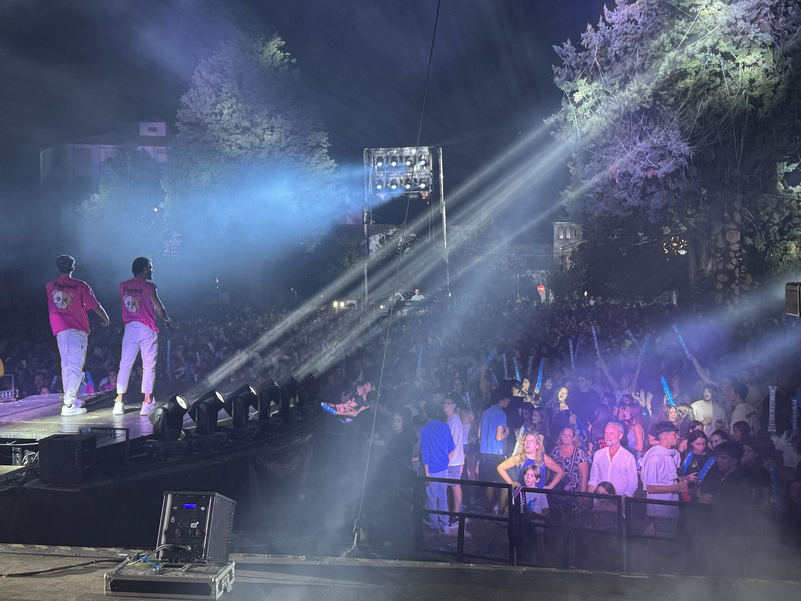 Salamanca de noche, sábado 23 de agosto