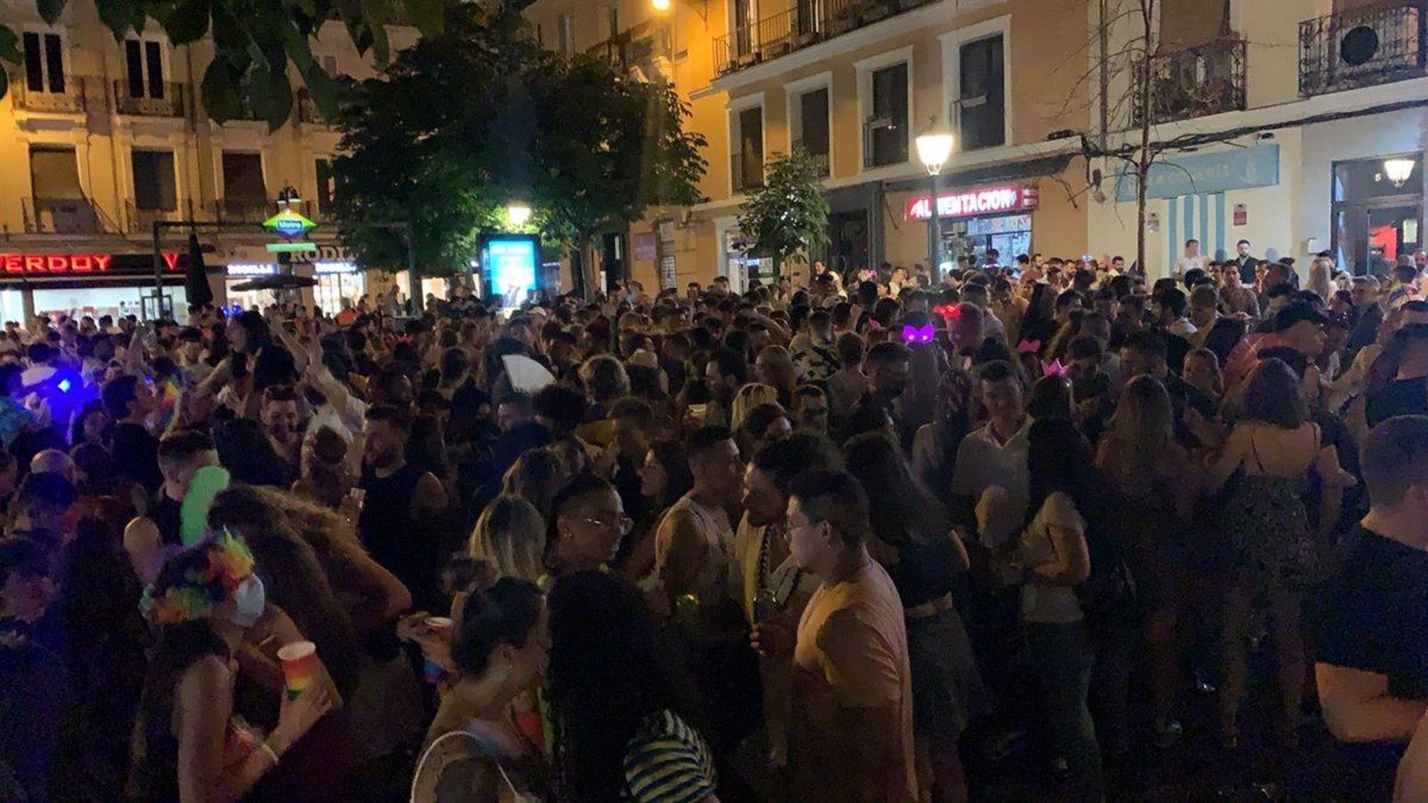 Aglomeraciones en Chueca