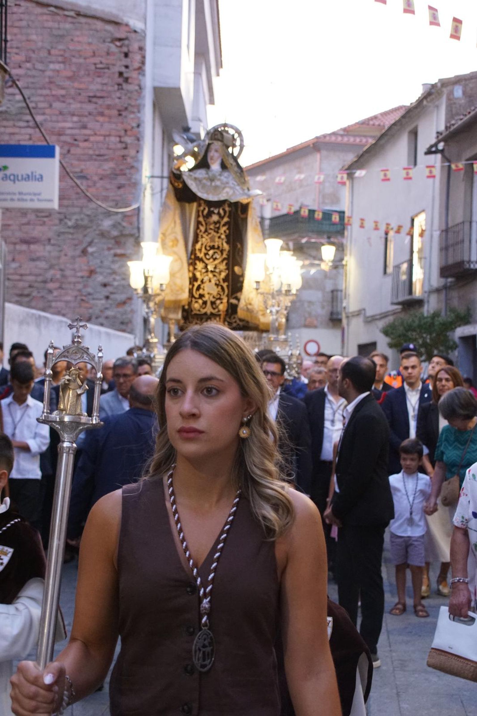 Procesión del regreso a clausura de Santa Teresa de Jesús