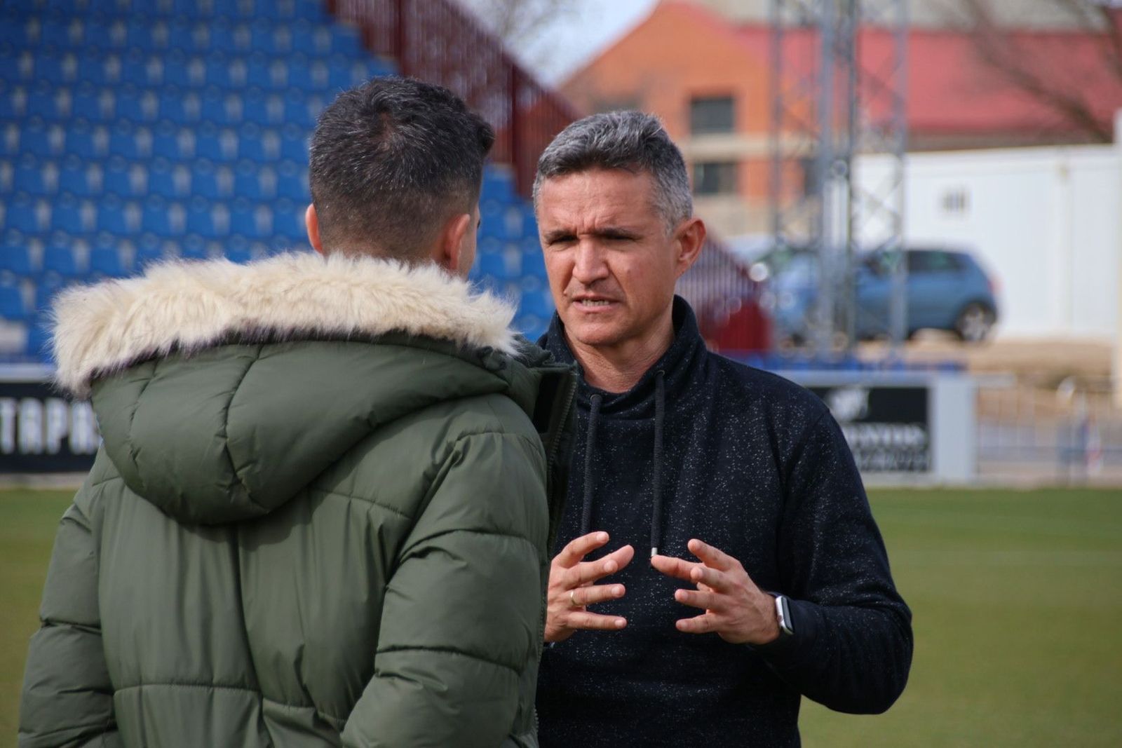 Dani Ponz cumple un año como entrenador de Unionistas | FOTO Andrea M