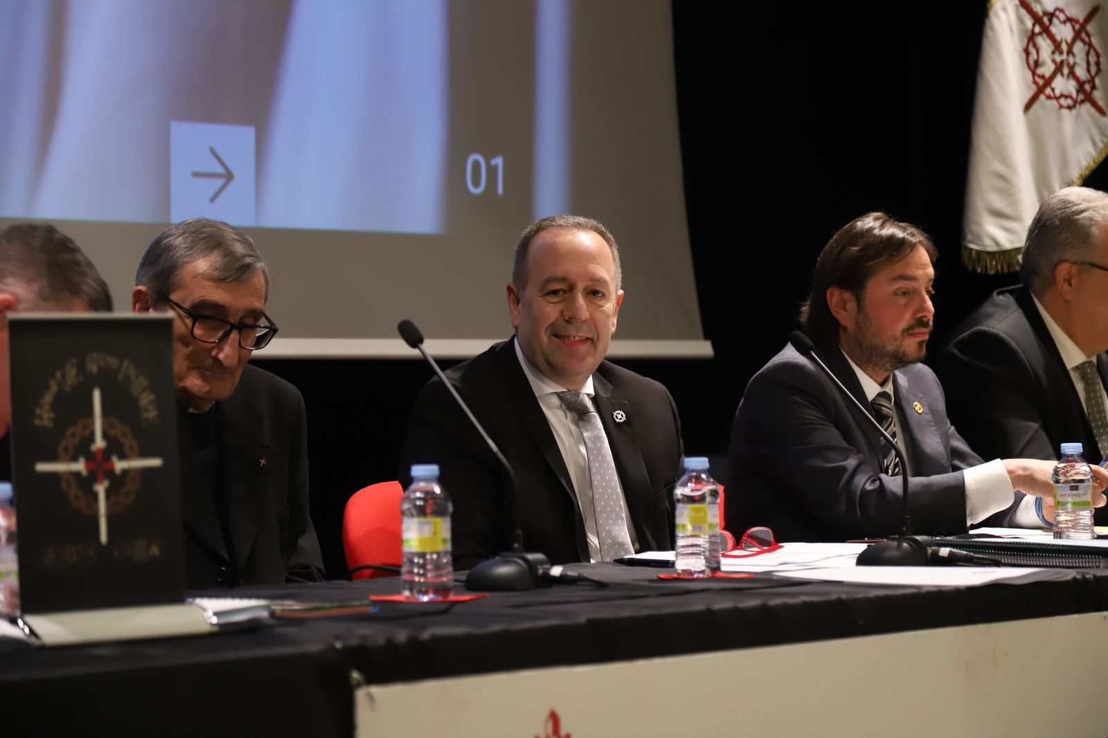Jesús Ferrero en la asamblea de la Hermandad celebrada el pasado mes de marzo
