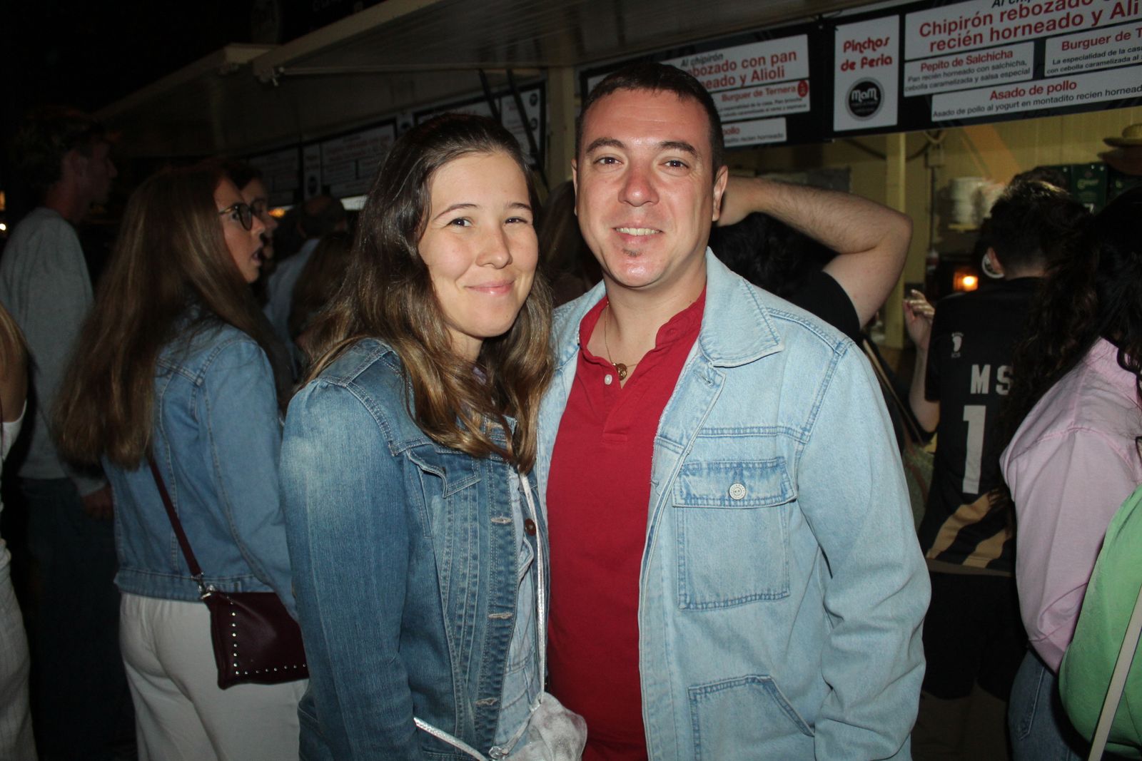 Ambiente en la Feria de Día en la tarde de este