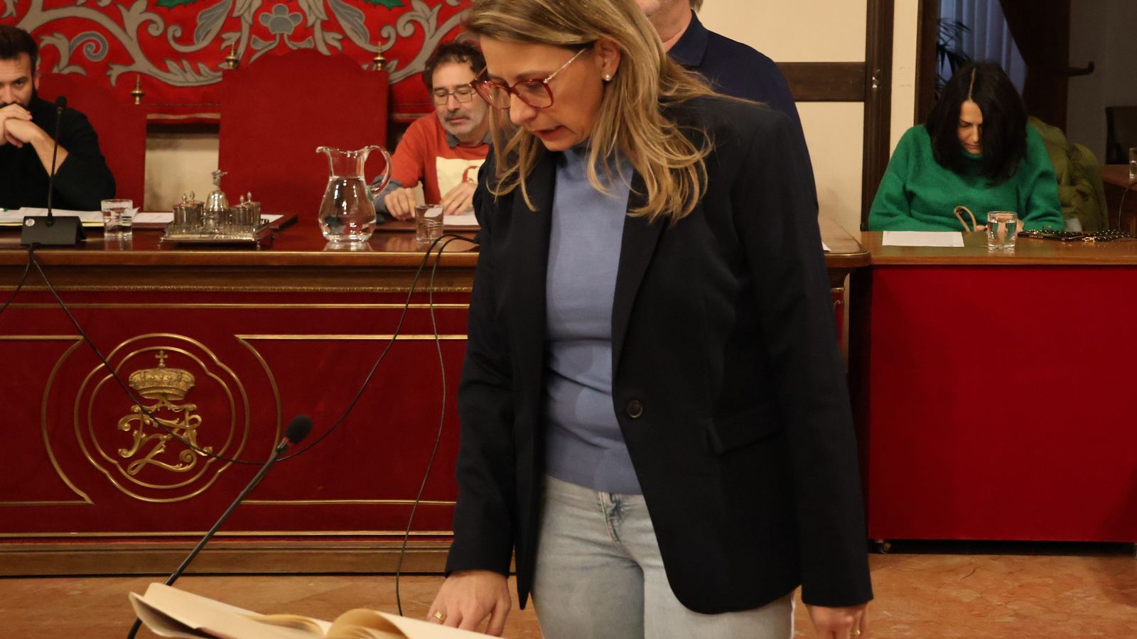 Esperanza Saavedra toma posesión como concejala en el Ayuntamiento de Zamora