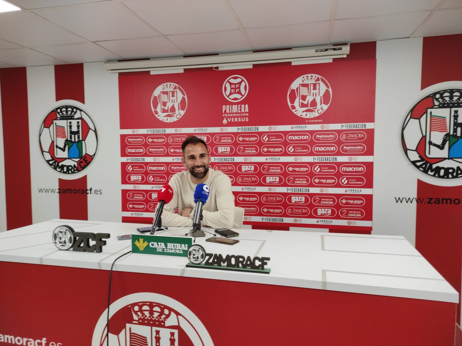 Pito Camacho en rueda de prensa post Nástic de Tarragona