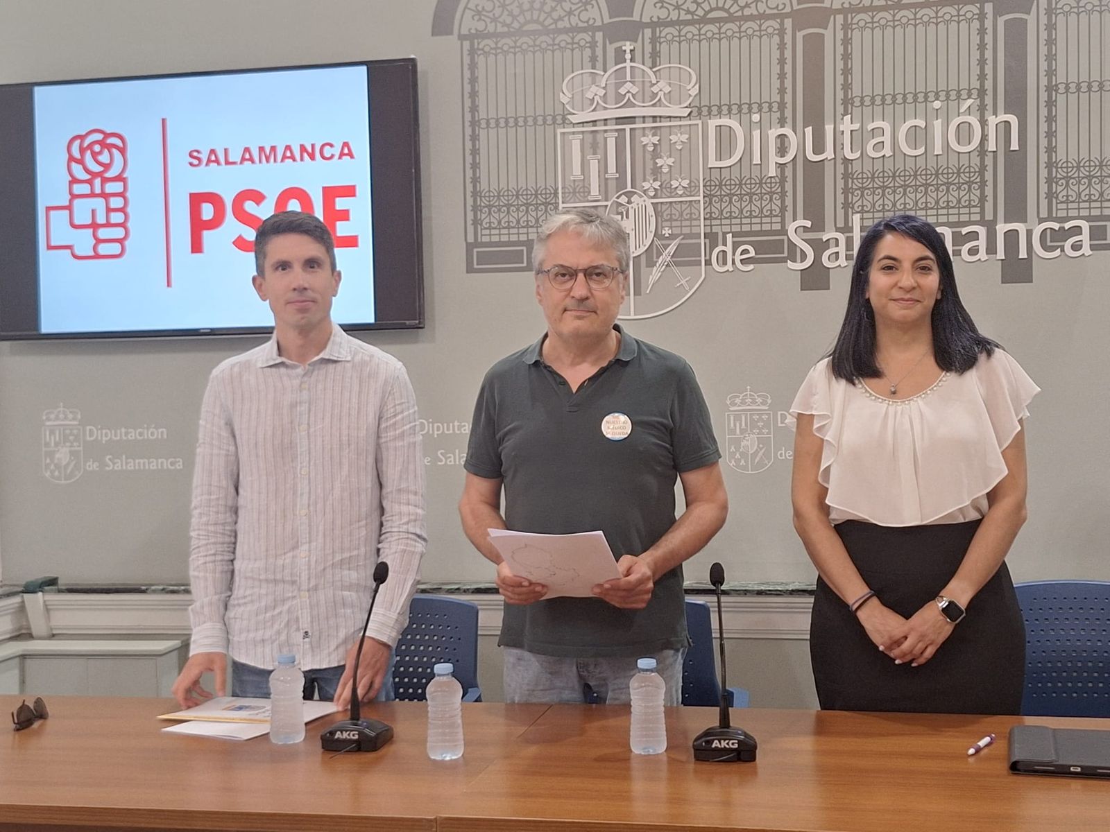 Mario Cavero, Fernando Rubio y Sara Sánchez