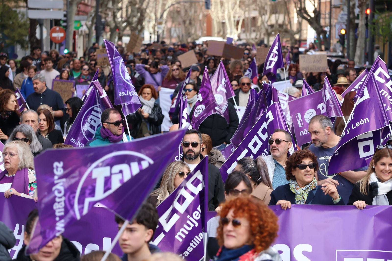 GALERÍA | La manifestación del 8M por las calles de Zamora, en imágenes