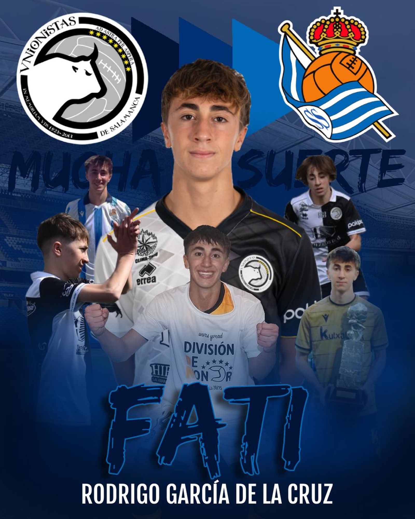 Rodrigo García "Fati" se incorpora a la cantera de la Real Sociedad