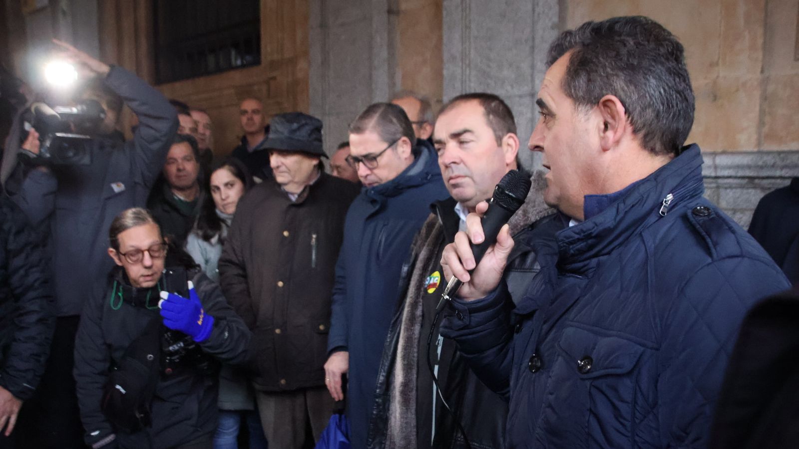 El sector de las legumbres y el cereal se manifiesta en Gran Vía contra Mercosur