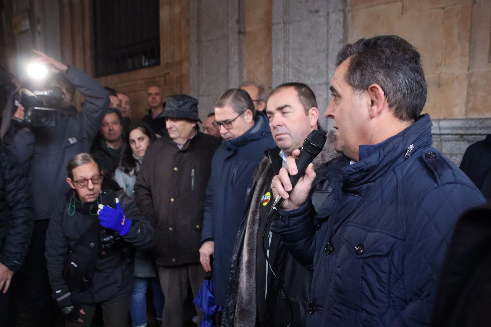 El sector de las legumbres y el cereal se manifiesta en Gran Vía contra Mercosur