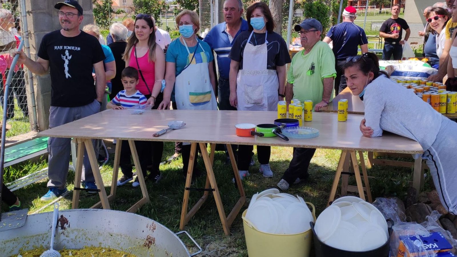 Villoruela ha organizado una paella dentro de la Campaña solidaria de Las Villas