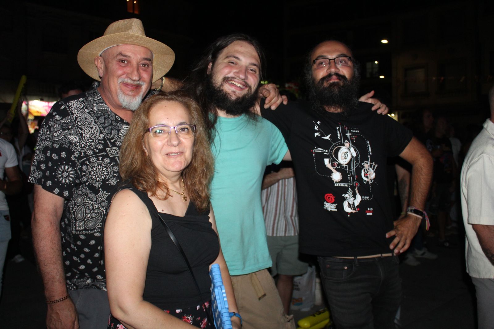 Salamanca de noche, sábado 16 de agosto