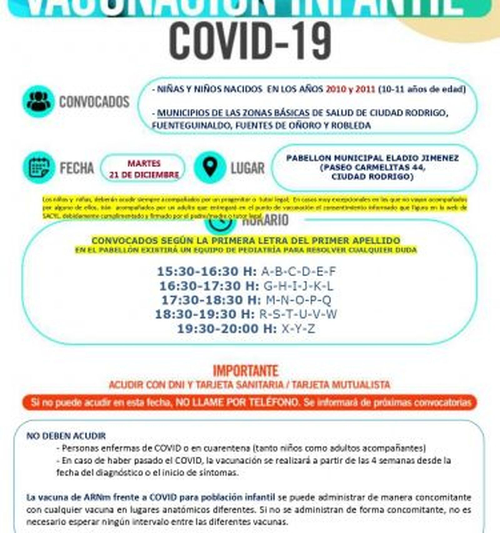 CIUDAD RODRIGO FUENTEGUINALDO ROBLEDA FUENTES DE OÑORO 21 DICIEMBRE 2010 2011 1ª Pfizer 