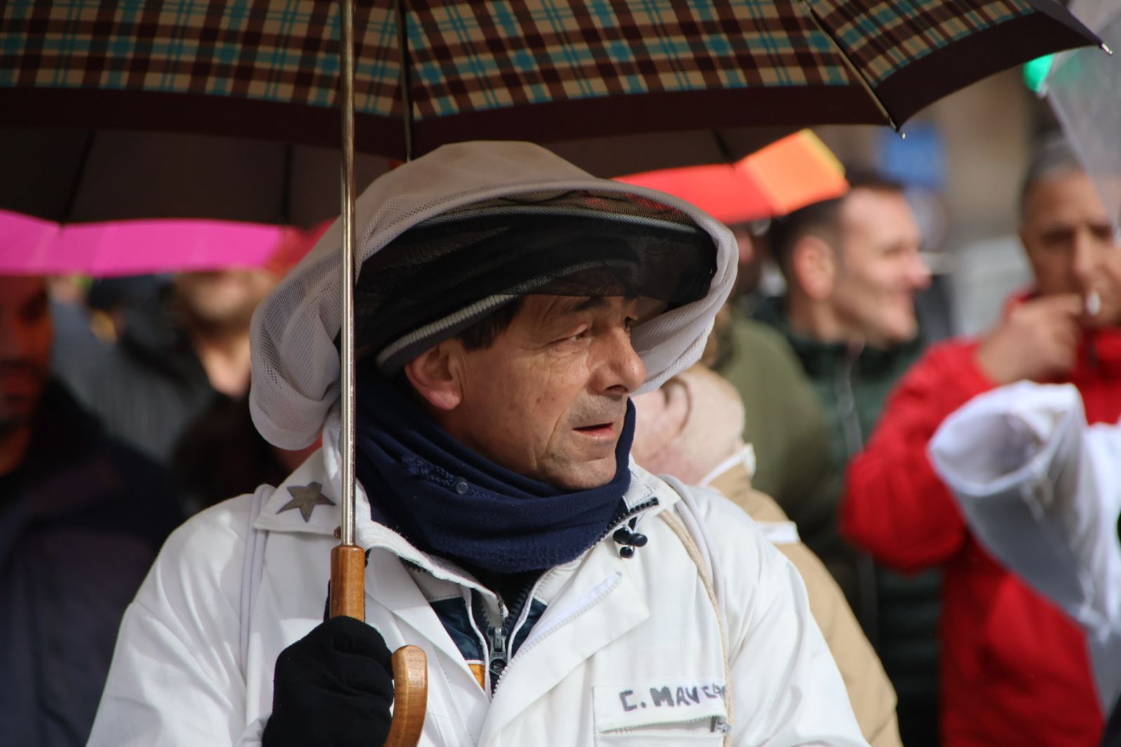Protesta de los apicultores en Salamanca contra Mercosur