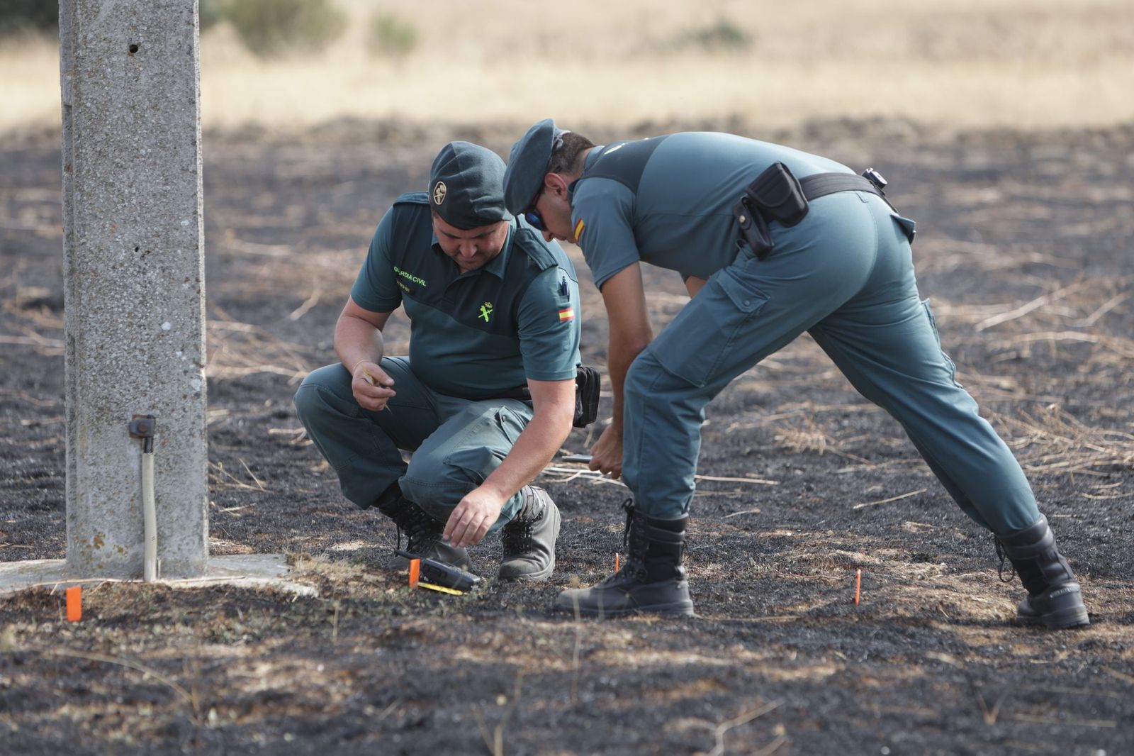 Incendio entre Mahide y Pobladura de Aliste