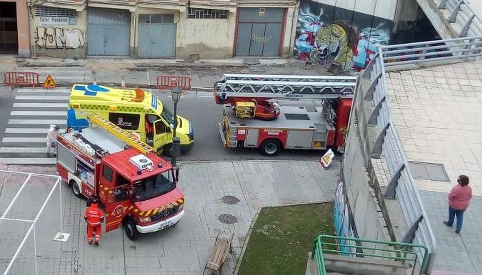 Ambulancia bomberos puertanueva