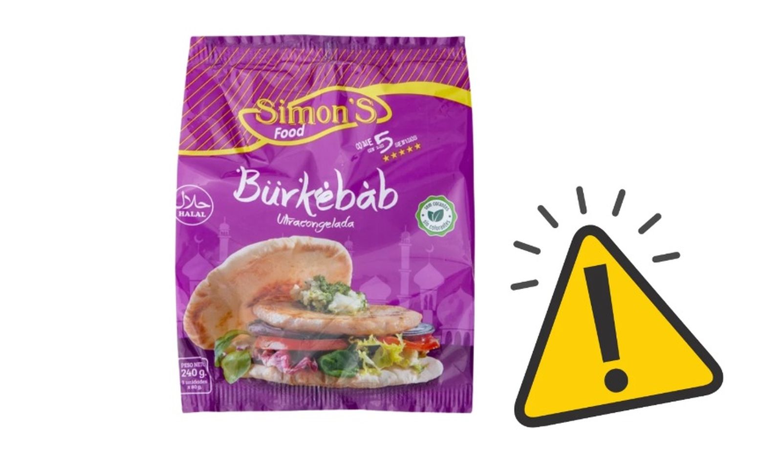 Producto Burkebab ultracongelada