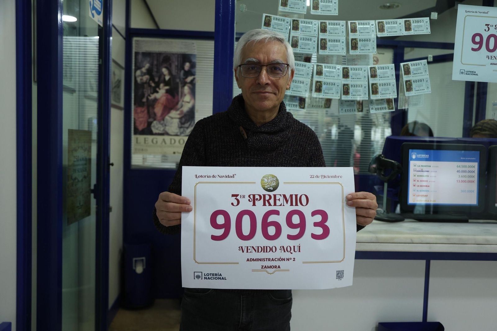 GALERÍA | Así se está viviendo a Lotería de Navidad 2025 en Zamora