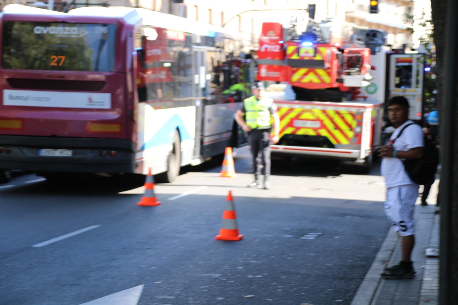 Despligue de los bomberos por una mala combustión en una caldera en Salamanca