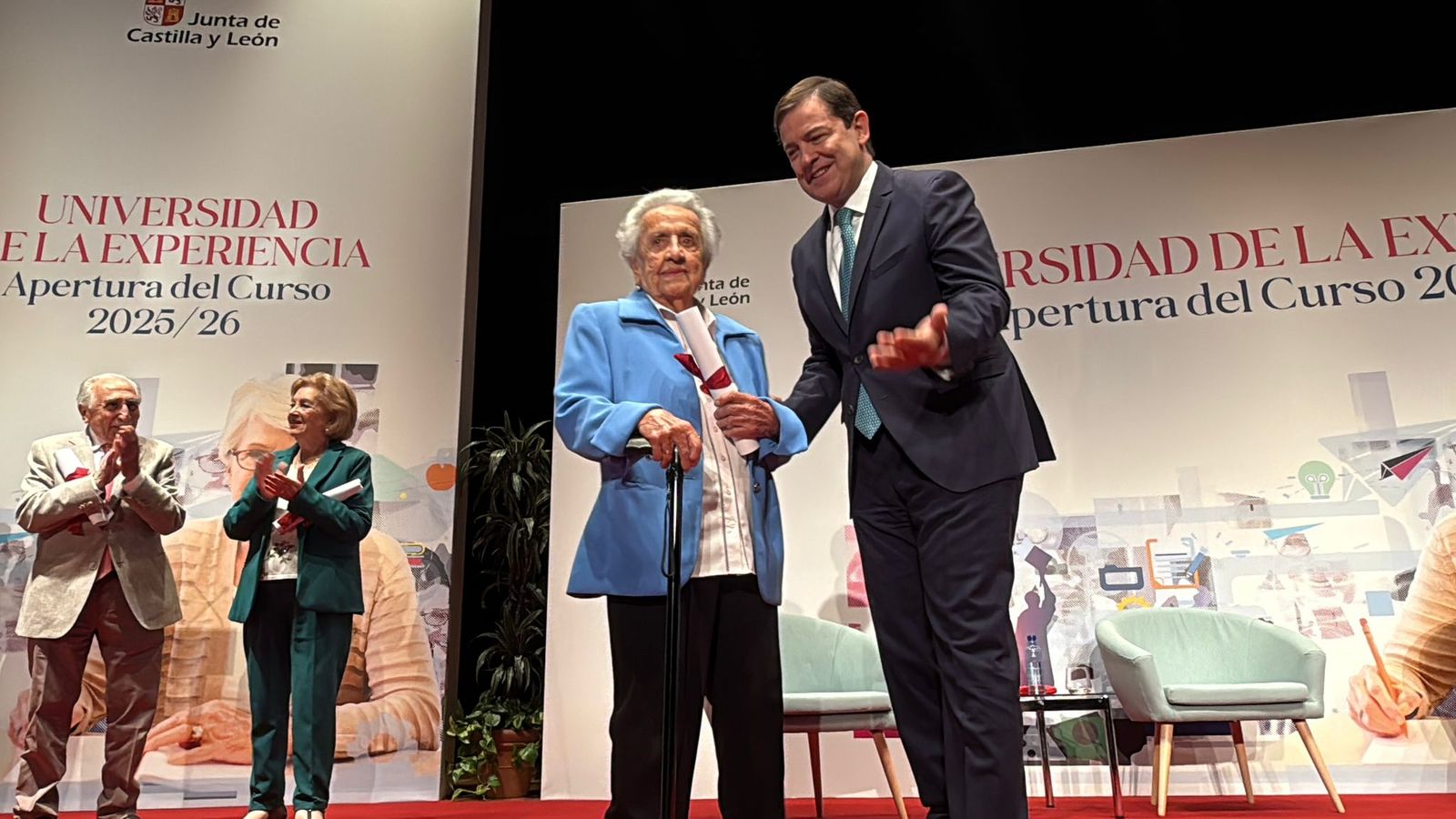 Visitación y Alfonso Fernández Mañueco