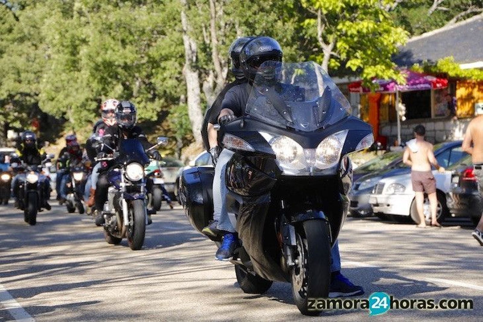 Una edición anterior de la Concentración Internacional de Motos de Sanabria