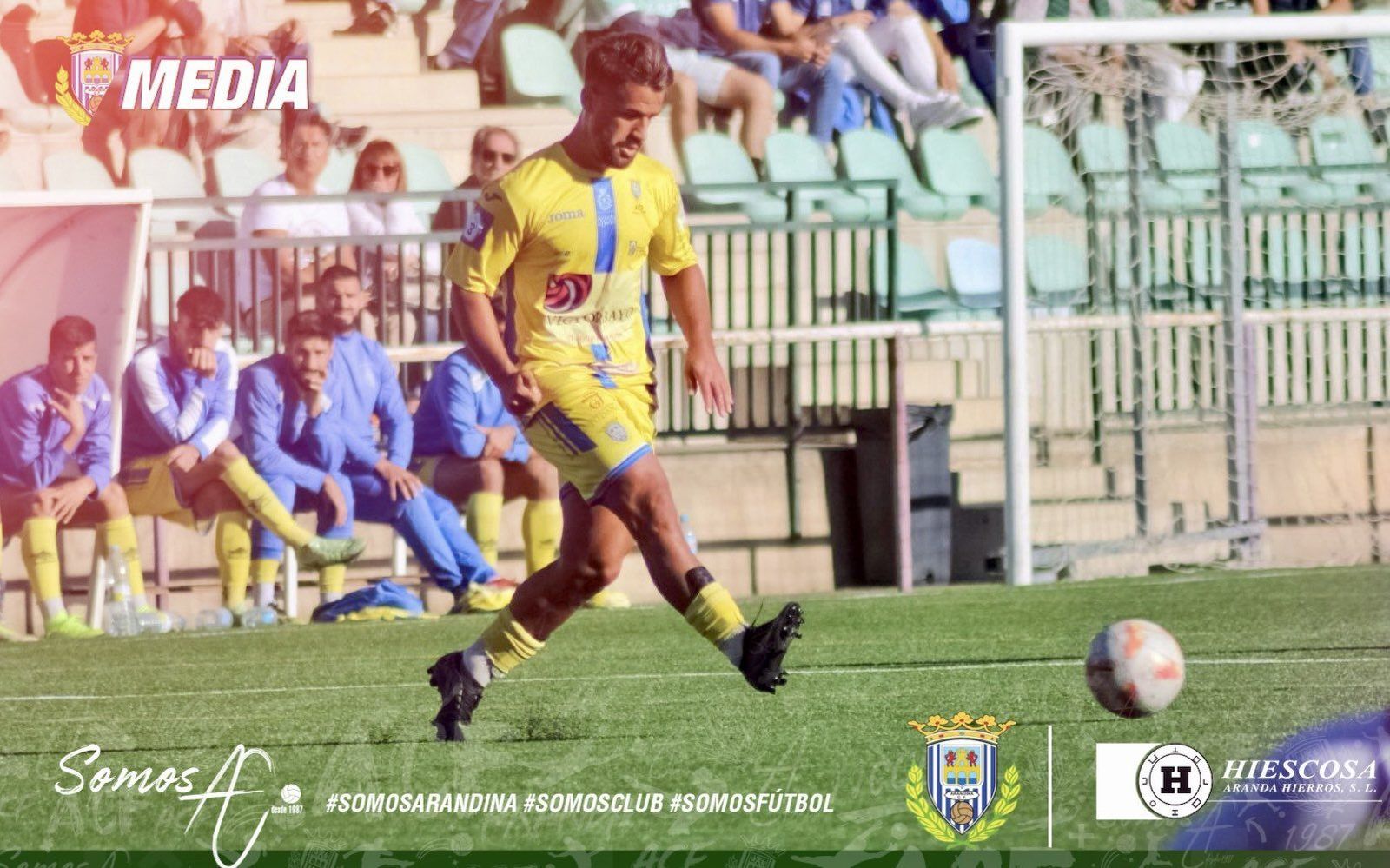 Vitolo, en un partido de la Arandina | FOTO ARANDINA CF